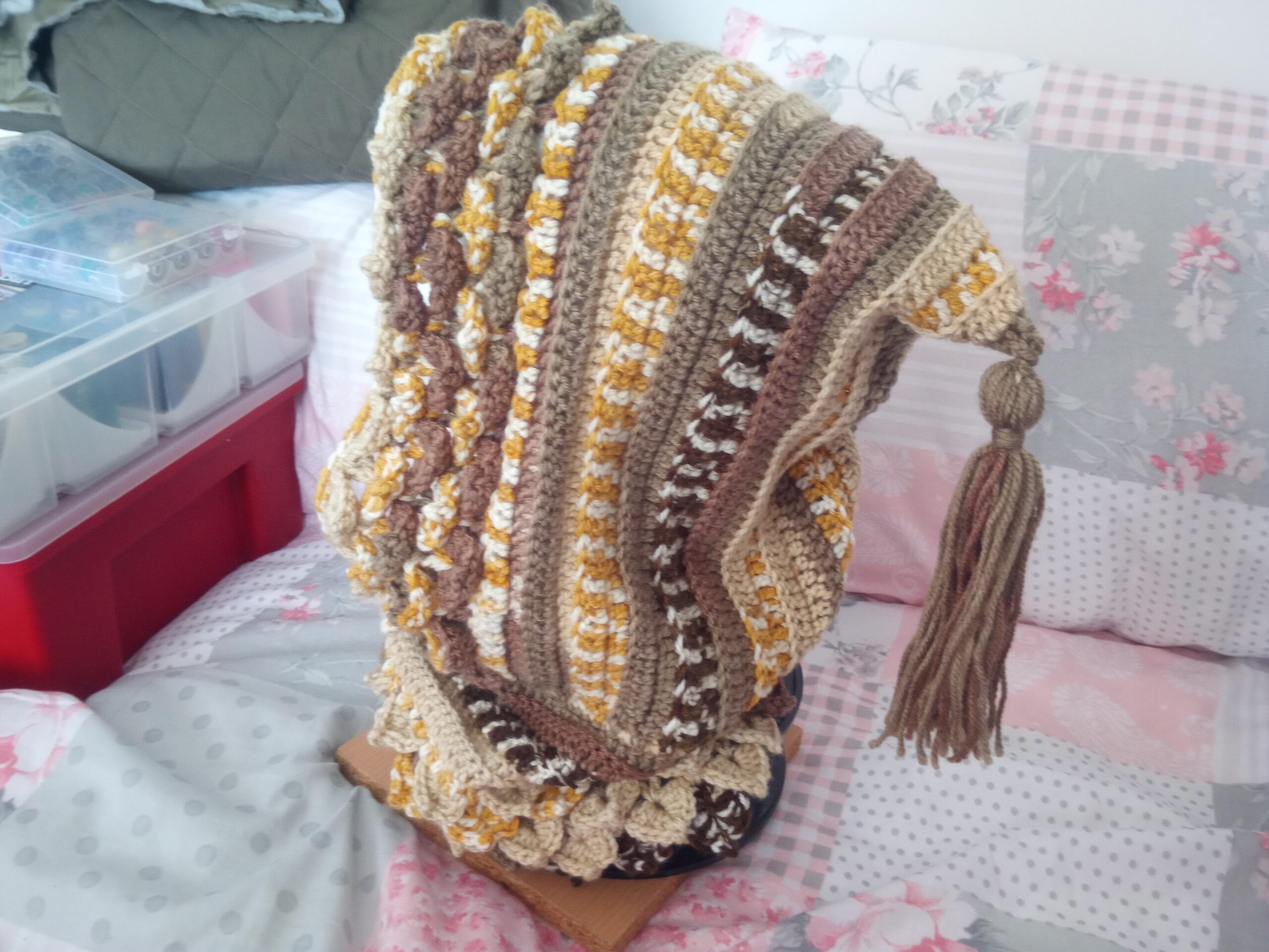 Brown/Orange Hood