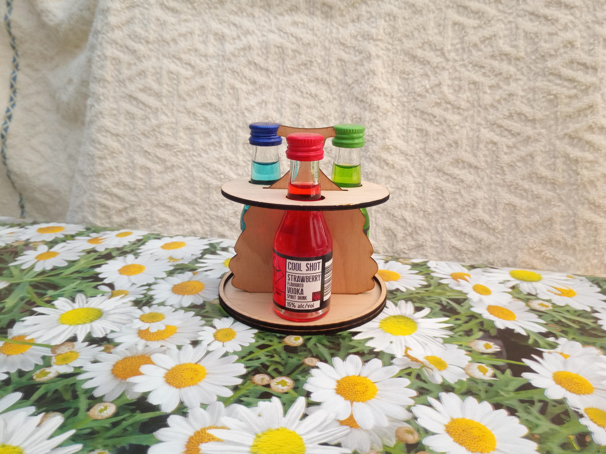 Shot bottle holder