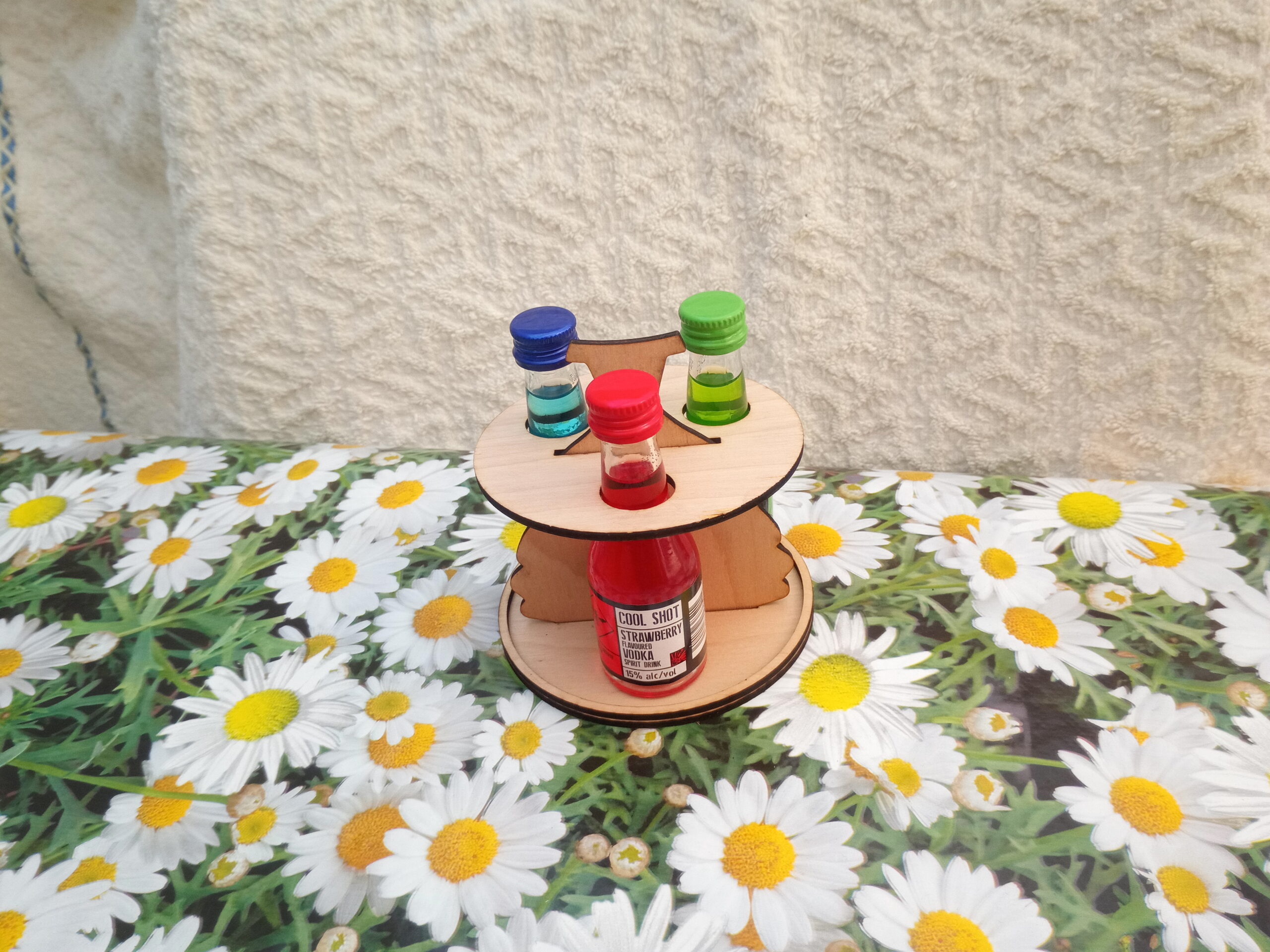 Shot bottle holder
