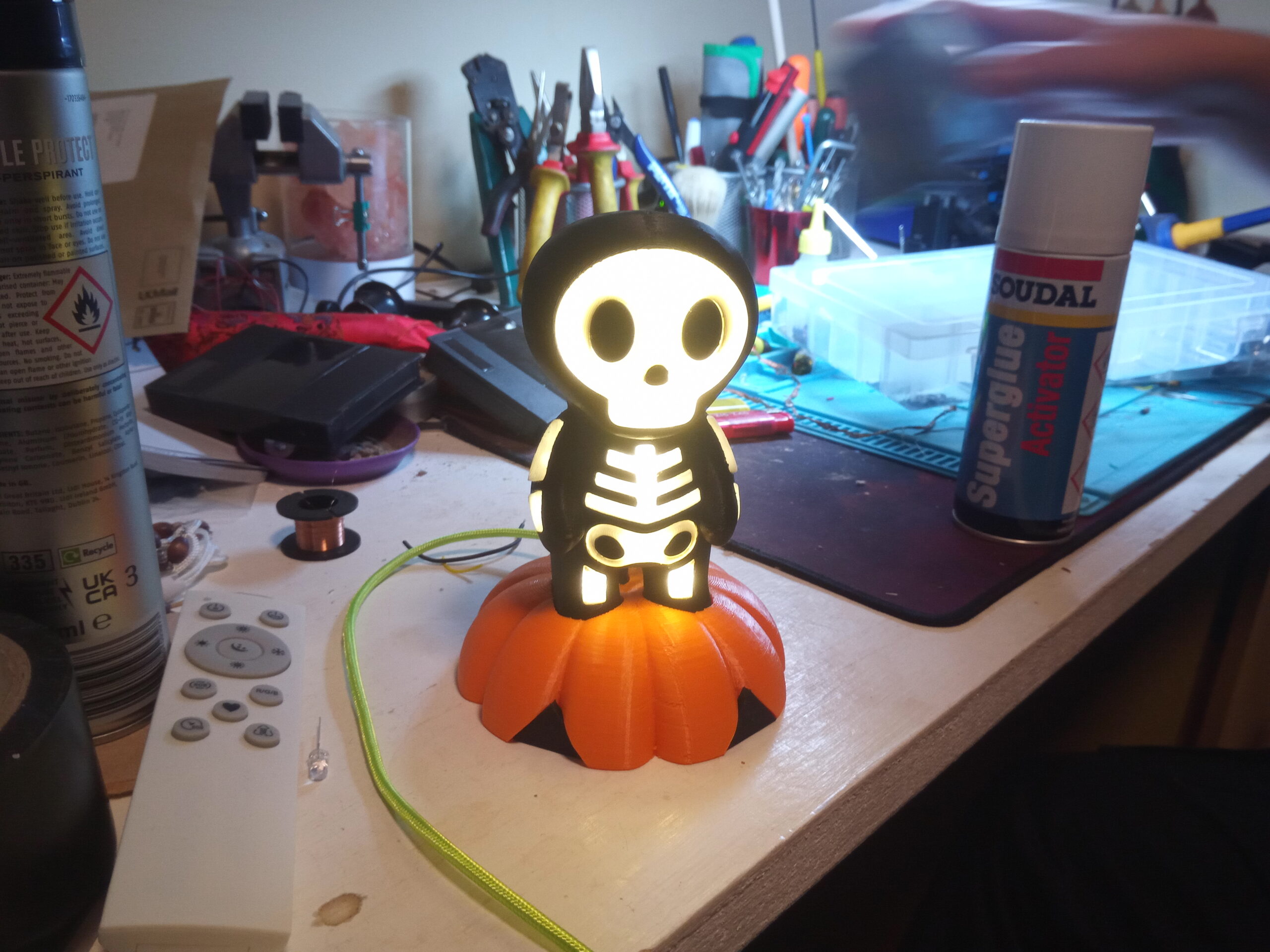 Skeleton Lamp